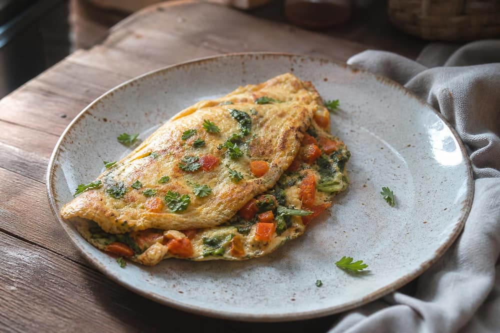 Groenteomelet caloriearm