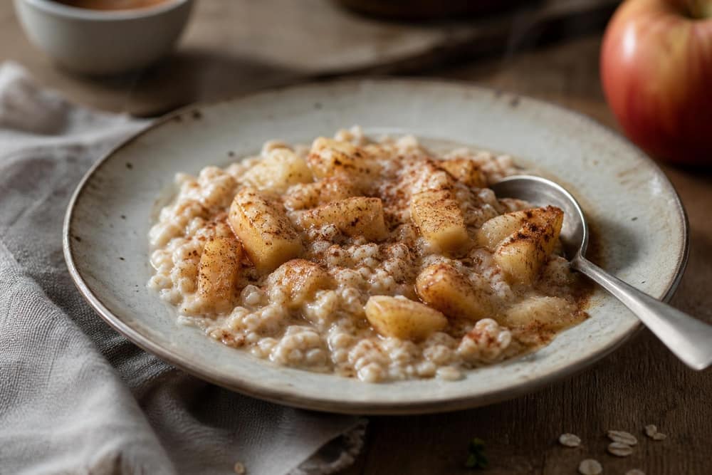 Havermout met appel en kaneel
