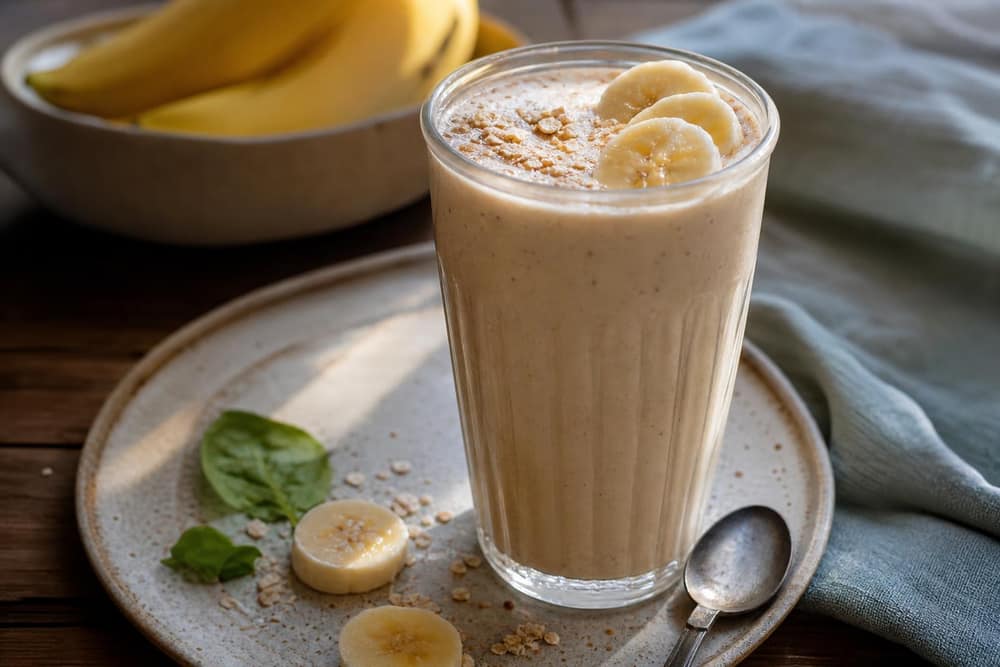 Proteïne shake met banaan