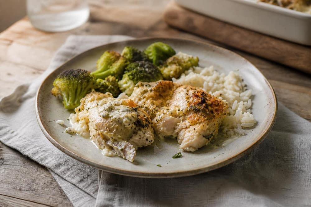 Turkse yoghurt-kip uit de oven